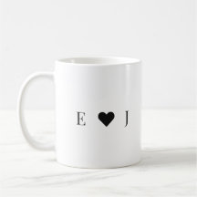Caneca de Inicial Personalizada para Casal | Inici