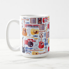 Café Caneca de Instrumentos Musicais Música