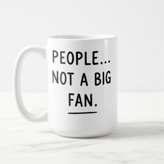 Café Caneca de Introvertido Sarcástico – Pessoas? Não s