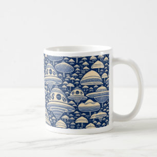 Café Caneca de Invasão Alienígena