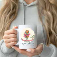 Caneca de Ioga Personalizada Capy com Nome