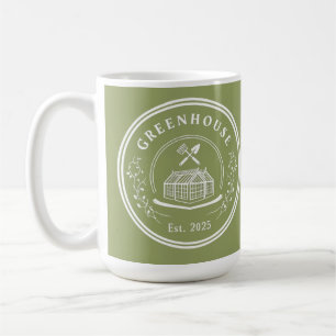Café Caneca de jardim com efeito de estufa