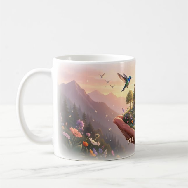 Café Caneca de Jardim da Cabana You Grow Here (Esquerda)