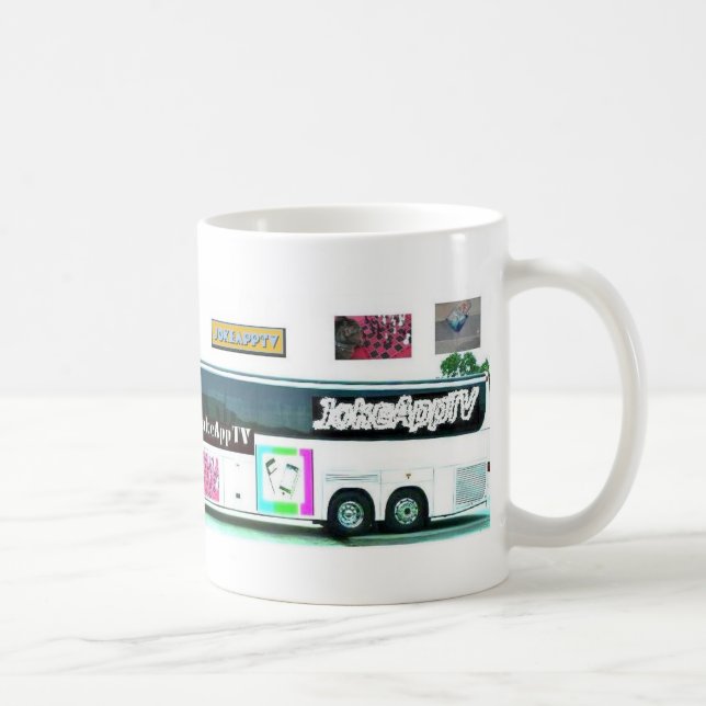 Café Caneca de JokeAppTv Tourbus (Direita)