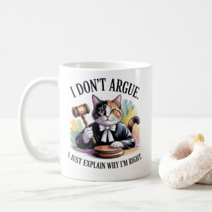 Café Caneca de Juiz de Gato Engraçado - Advogado Eu Só 