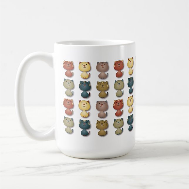 Café Caneca de Kats do gatinho (Esquerda)