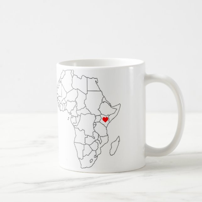 Café Caneca de Kenya, África (Direita)