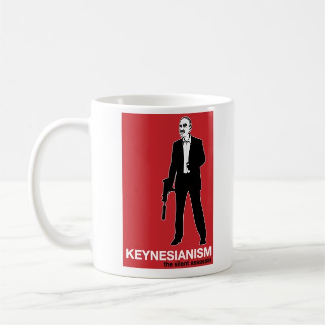 Café Caneca de KeynesianismYour (Esquerda)