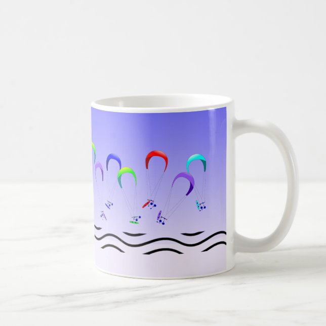 Café Caneca de Kiteboarding Kitesurfing (Direita)