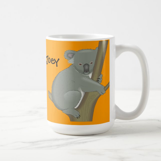 Café Caneca de Koala Personalizada para Crianças (Direita)