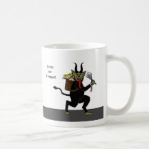 Caneca de Krampus do vom de Gruss (cumprimentos de
