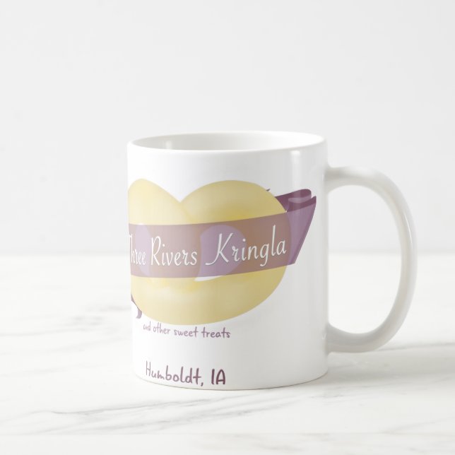 Café Caneca de Kringla de três rios (Direita)