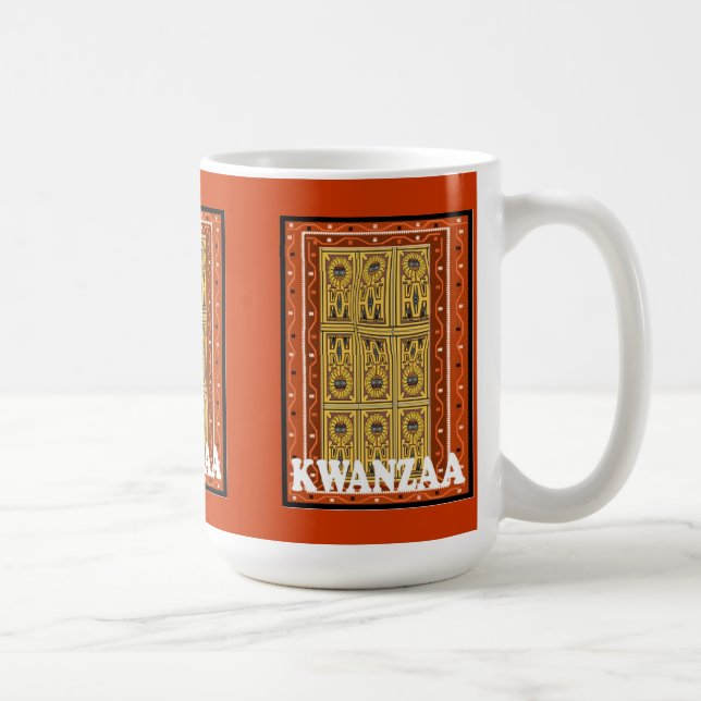 Café Caneca de Kwanzaa, simbolismo tradicional (Direita)