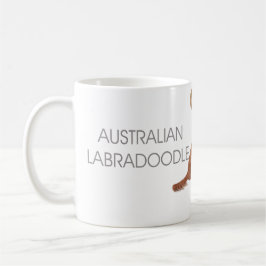 Café Caneca de Labradoodle do australiano/pintura