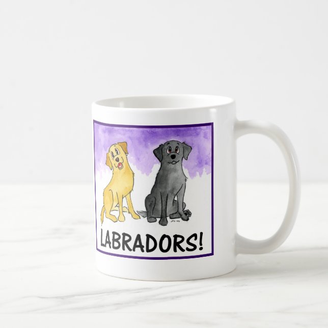 Café Caneca de Labradors (Direita)