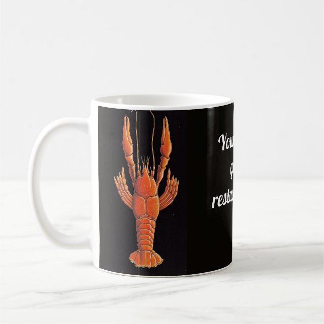 Café Caneca de Lagosta Vintage (Esquerda)
