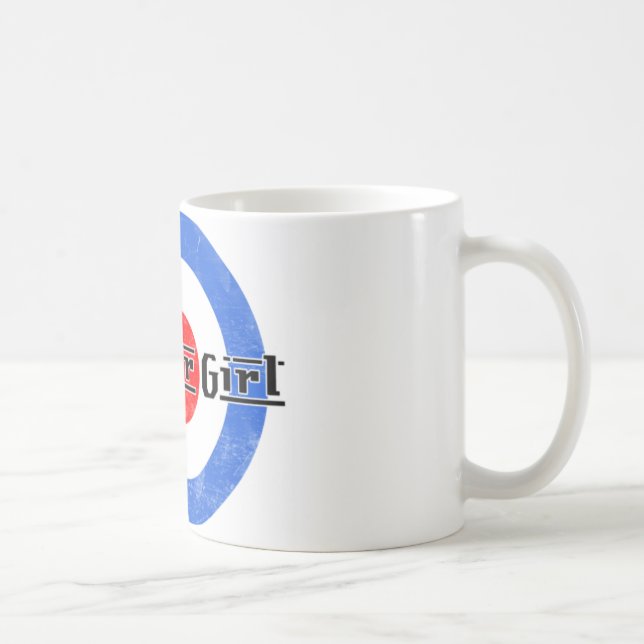 Café Caneca de Lambretta da menina do patinete (Direita)