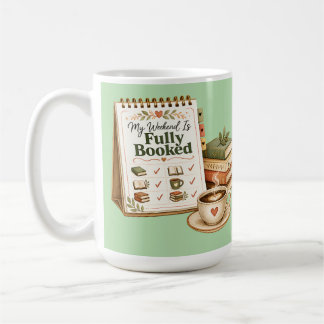 Café Caneca de Leitor de Fim de Semana Totalmente Reser