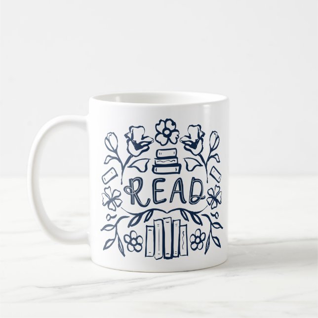 Café Caneca de leitura (Esquerda)