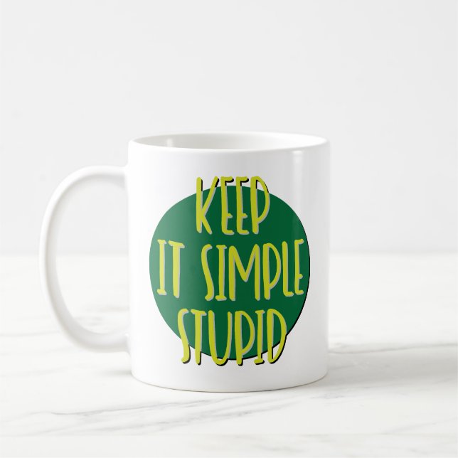 Café Caneca de Leitura de Recuperação Manter Simples Es (Esquerda)