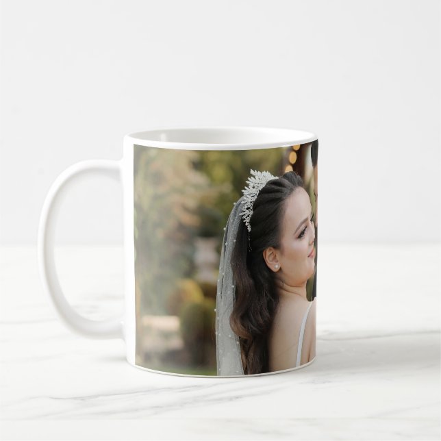 Café Caneca de lembrança com foto de casamento (Esquerda)