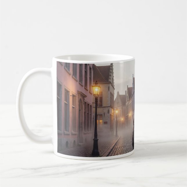 Café Caneca de Lembrança da Névoa Matinal de Ghent (Esquerda)