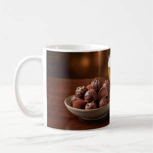 Café Caneca de lembrança de degustação de Pralines e Ce