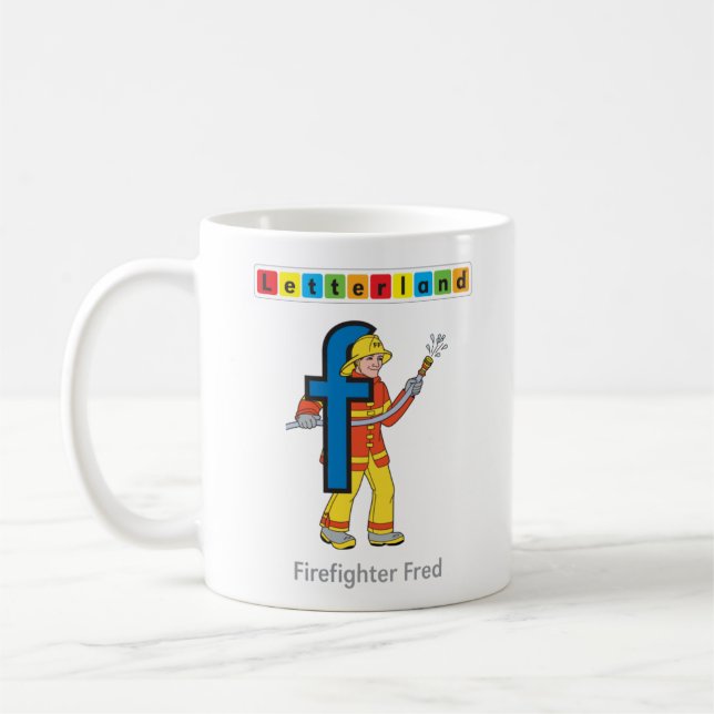 Café Caneca de Letterland | Ff (Esquerda)