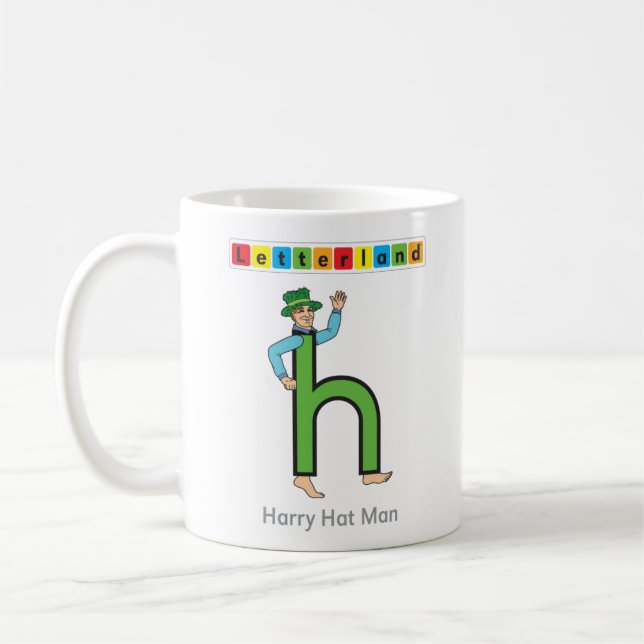 Café Caneca de Letterland | Hh (Esquerda)
