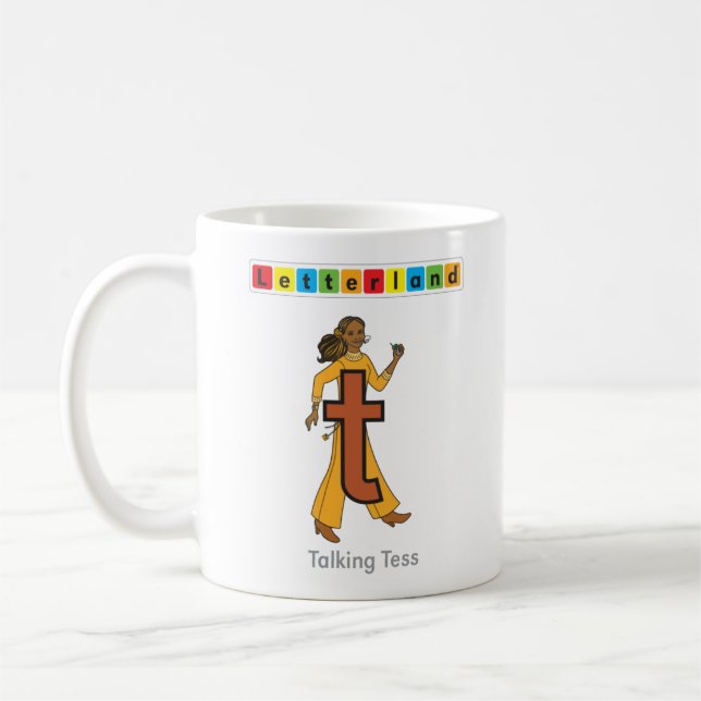 Café Caneca de Letterland | Tt (Esquerda)