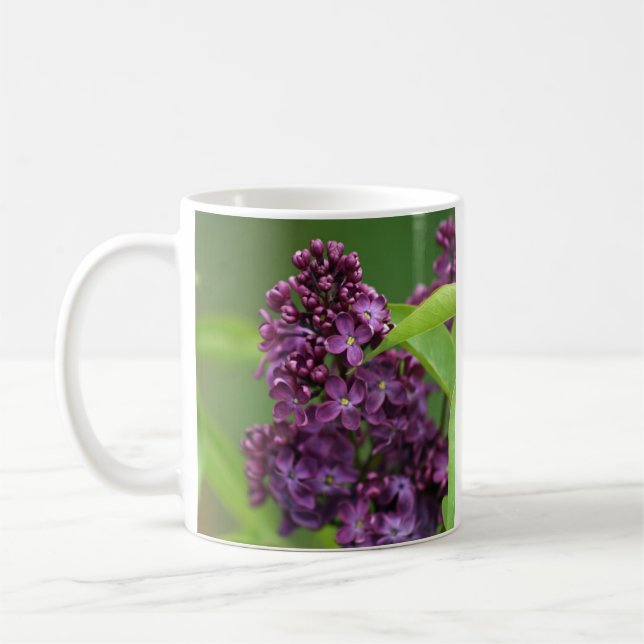 Café Caneca de Lilás Roxo (Esquerda)
