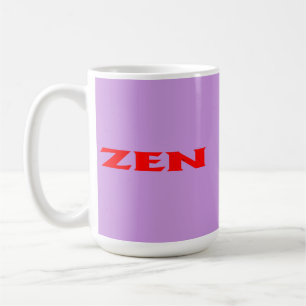Café Caneca de lilás vermelha