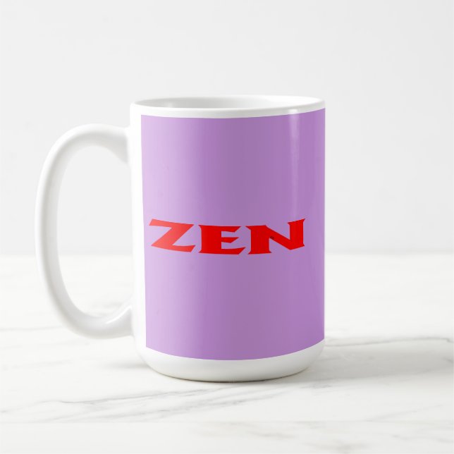 Café Caneca de lilás vermelha (Esquerda)