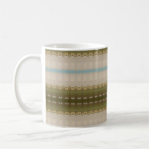 Café Caneca de linha azul