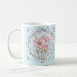 Café Caneca de lírios