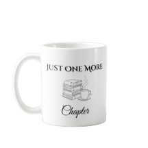 Caneca de Livro Minimalista Mais Um Capítulo
