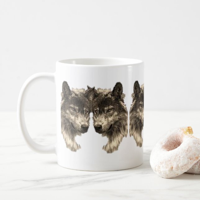 Café Caneca de Lobo (Com Donut)