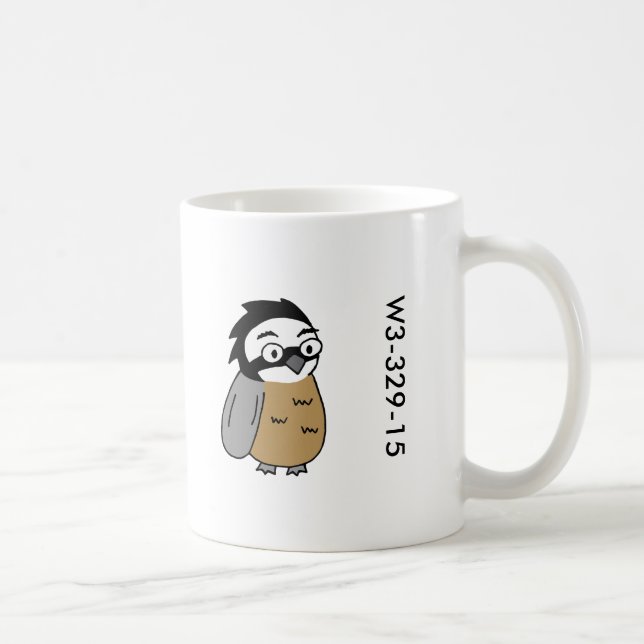 Café Caneca de madeira da codorniz do crachá (Direita)
