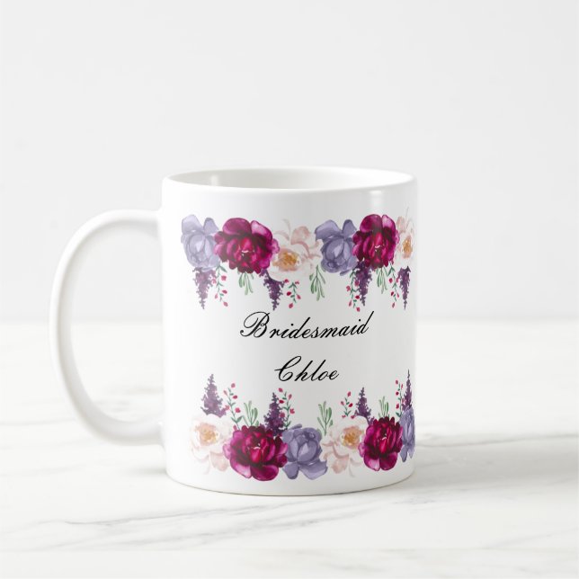 Café caneca de madrinha, caneca de noiva (Esquerda)