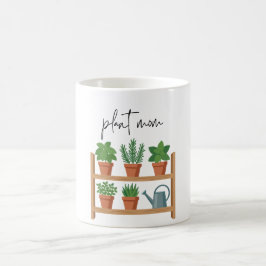 Café caneca de mãe de planta