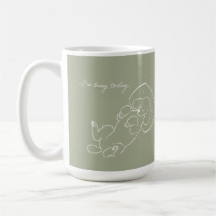 Café Caneca de Mãe de Poodle Personalizada - Divertido