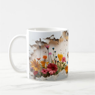 Café Caneca de Manhã de Prado: Edição de Flor Silvestre