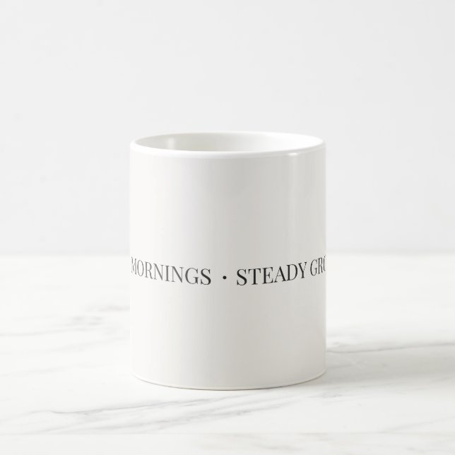 Café Caneca de Manhãs Suaves, Crescimento Constante – M (Centro)