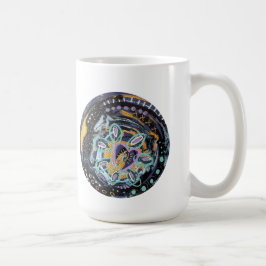 Café Caneca de Mantras Conhecimento Interior com Portal