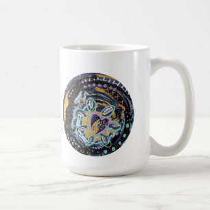 Café Caneca de Mantras Conhecimento Interior com Portal