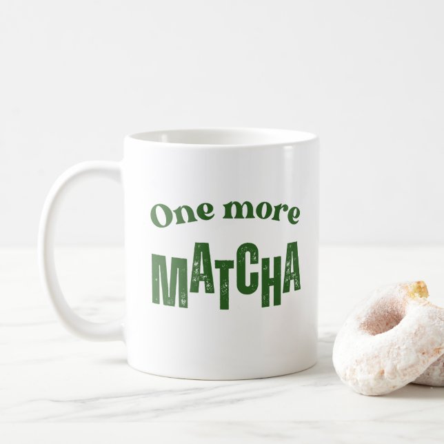 Café Caneca de Matcha, presente para amante de Matcha,  (Com Donut)