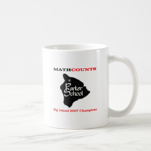Café Caneca de Mathcounts da escola de Parker (Direita)