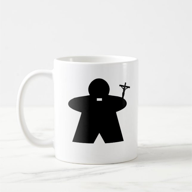 Café Caneca de Meeple do padre e da freira (Esquerda)