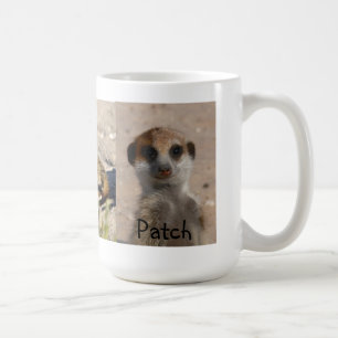 Café Caneca de Meerkat do remendo