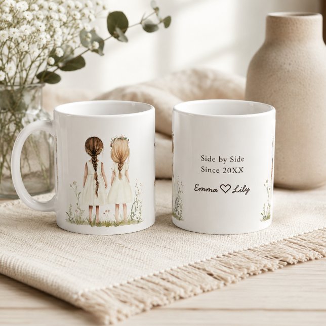 Café Caneca de Melhores Amigos Desde o Nome Personaliza (Criador carregado)